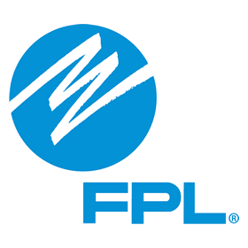 FPL Logo in blue on white - Florida Power and Light